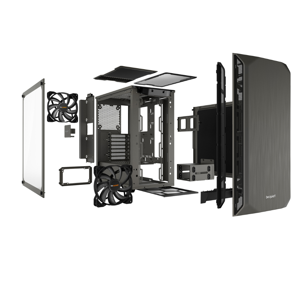 be quiet! Pure Base 500 Window Metallic Gray